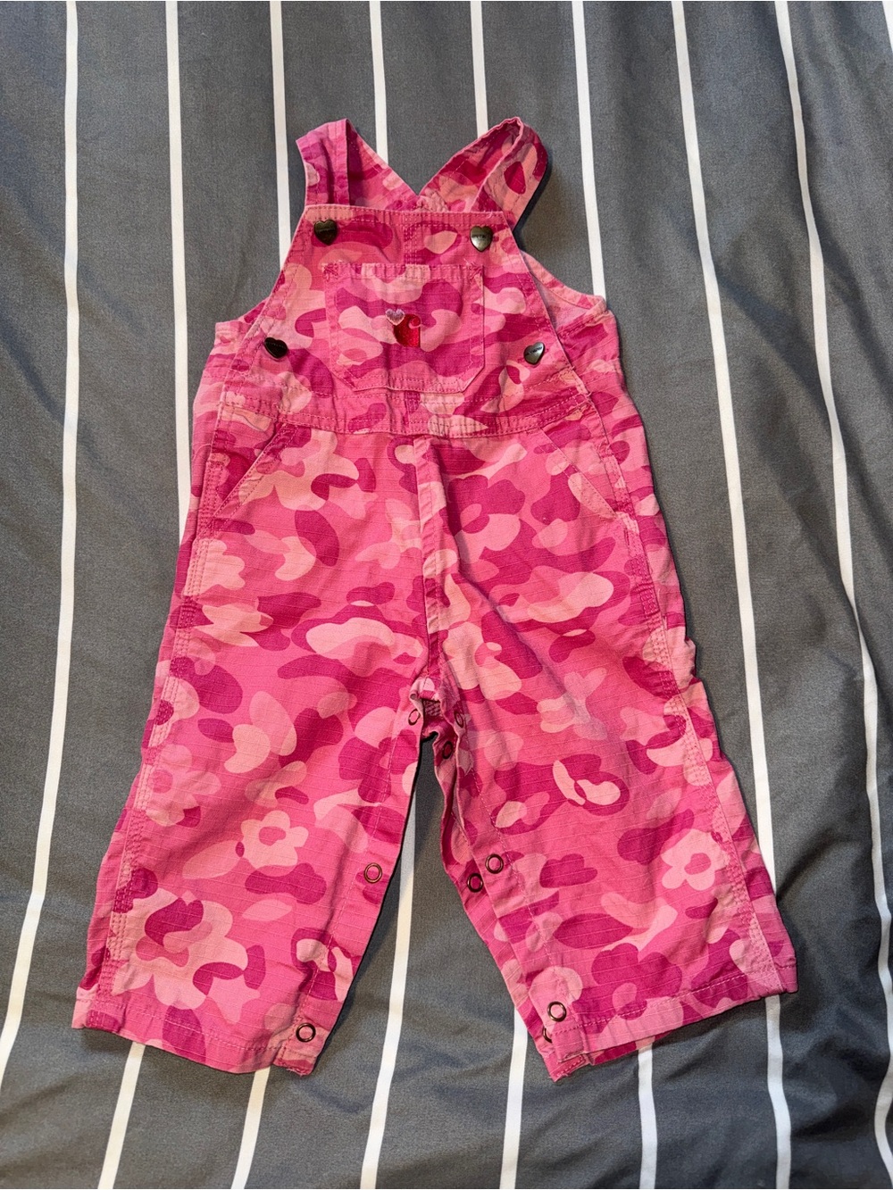 Carhartt Pink Camouflage Kids Overalls